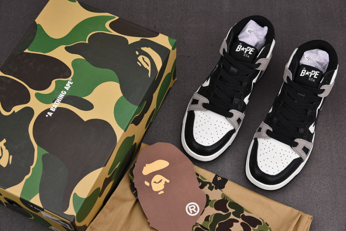 a bathing ape bape sta low copshoe bp-019