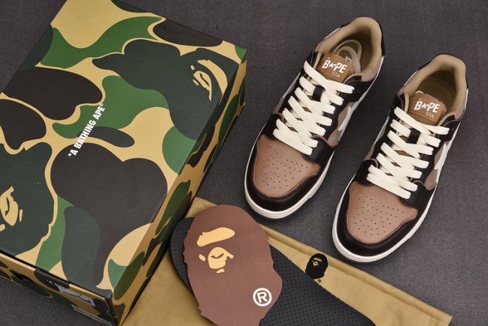 a bathing ape bape sta low copshoe bp-026