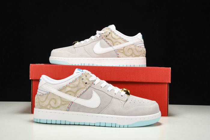 nike dunk low barbershop grey - dh7614-500