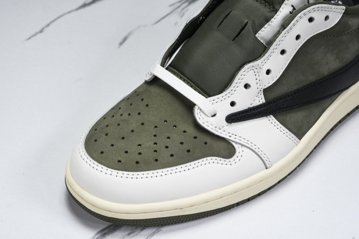 travis scott x air jordan 1 low og olive dm7866-200