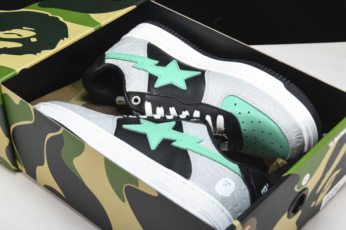 a bathing ape bape sta low copshoe bp-046