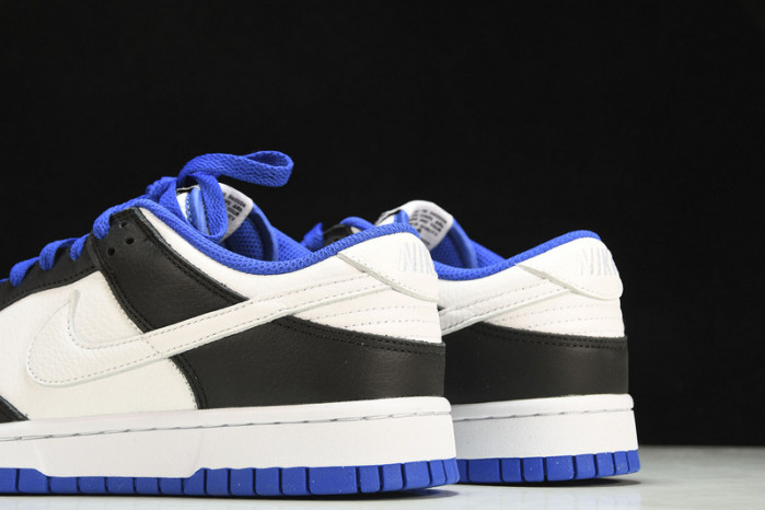 nike dunk low white black royal - fd9064-110