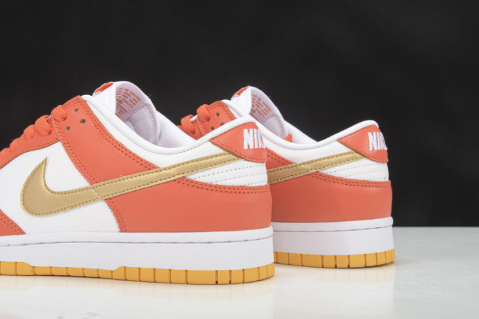 nike dunk low golden orange dq4690-800