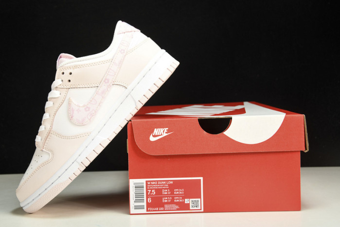 nike dunk low essential paisley pack pink (w) fd1449-100
