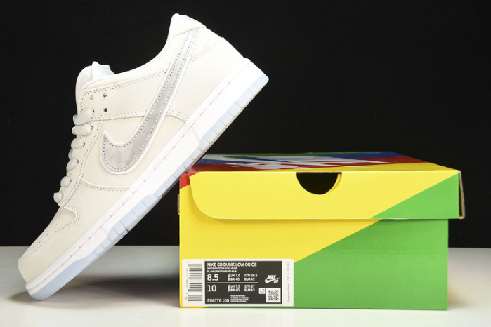 nike sb dunk low white lobster (friends and family) fd8776-100