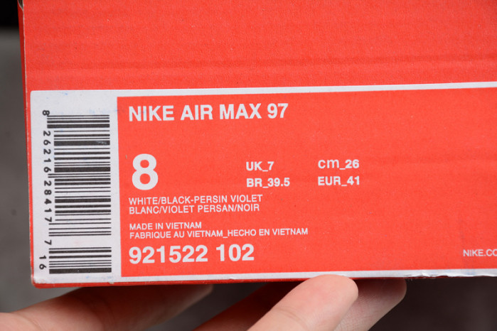 nike mens air max 97 white/black-persin violet 921522-102