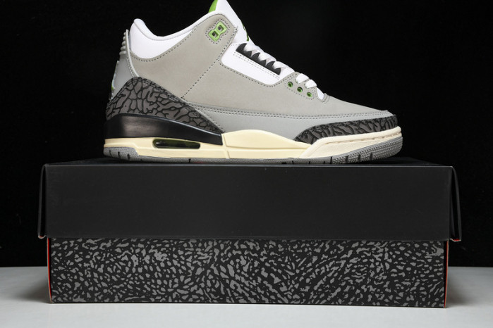 jordan 3 retro chlorophyll - 136064-006