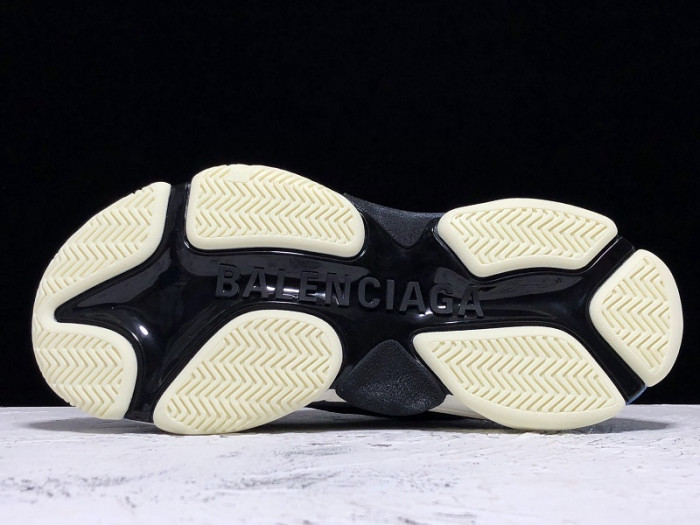 bl triple s trainers clear sole b;ack blue white 541624 w09oh 1007