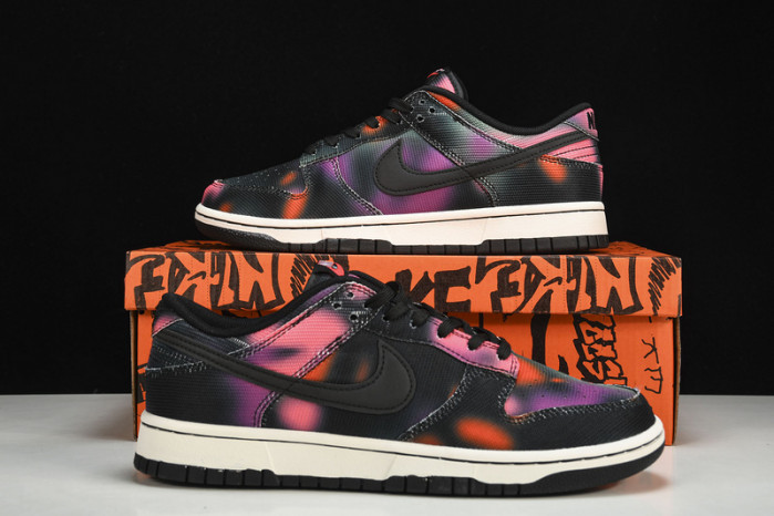 nike dunk low graffiti pink - dm0108-002