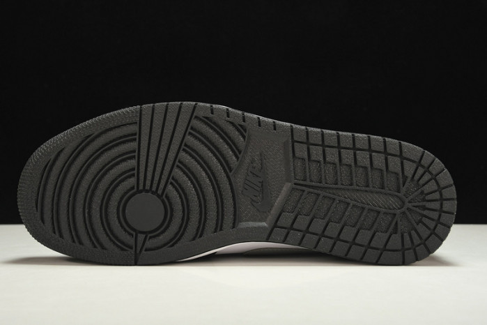 jordan 1 low black white grey - 553558-040