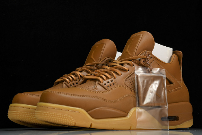jordan 4 retro ginger wheat men