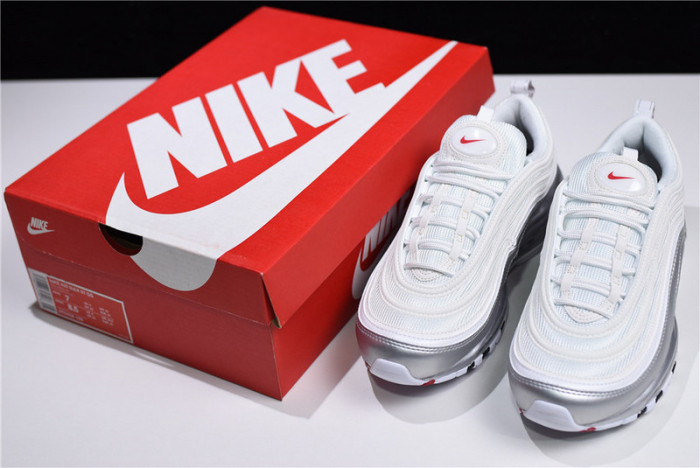 nike air max 97 white silver | at5458-100