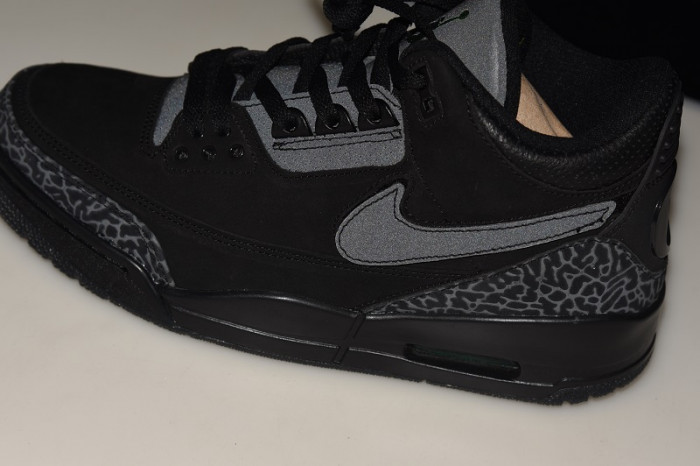 air jordan 3 retro black/dark -grey aj3-902027