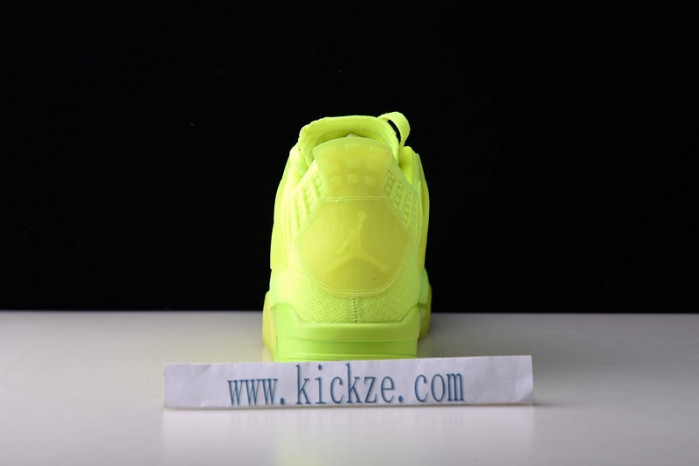 air jordan 4 flyknit “volt” aq3559-700