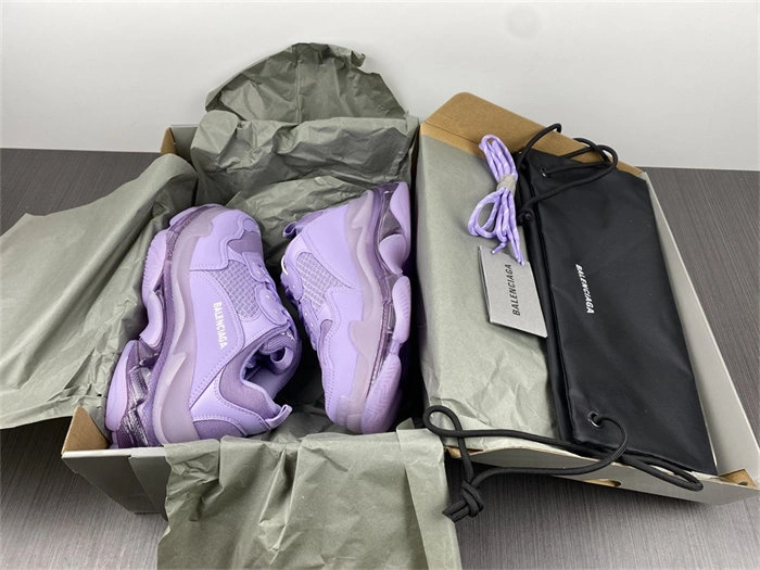 Classic BLCG Triple S Clear Sole Purple 544351 W2GA1 4423