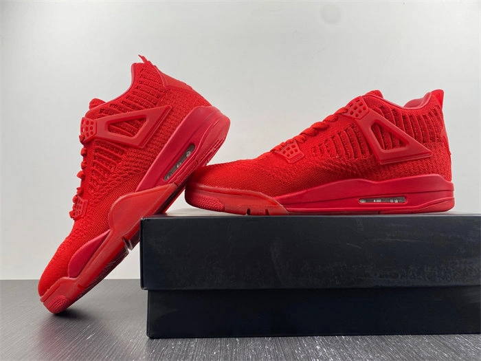 Jordan 4 Retro Flyknit Red AQ3559- Sophisticated 3937