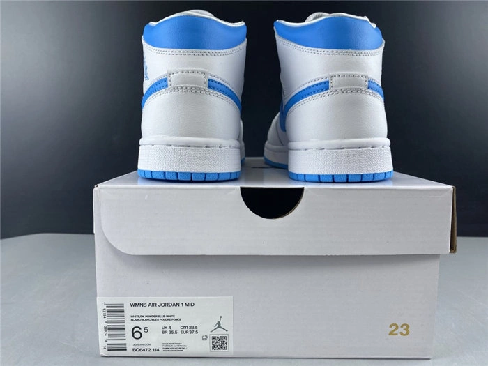 S*pportive jordan1 mid unc bq6472- 3745