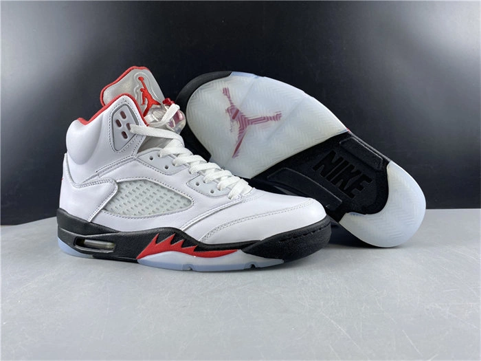 Jordan5 Fire Red Silver Tongue DA1911- SoftTouch 4023