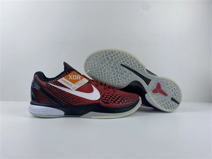 Nike Kobe 6 ASG West Challenge Red 448693- ComfortFit 5000